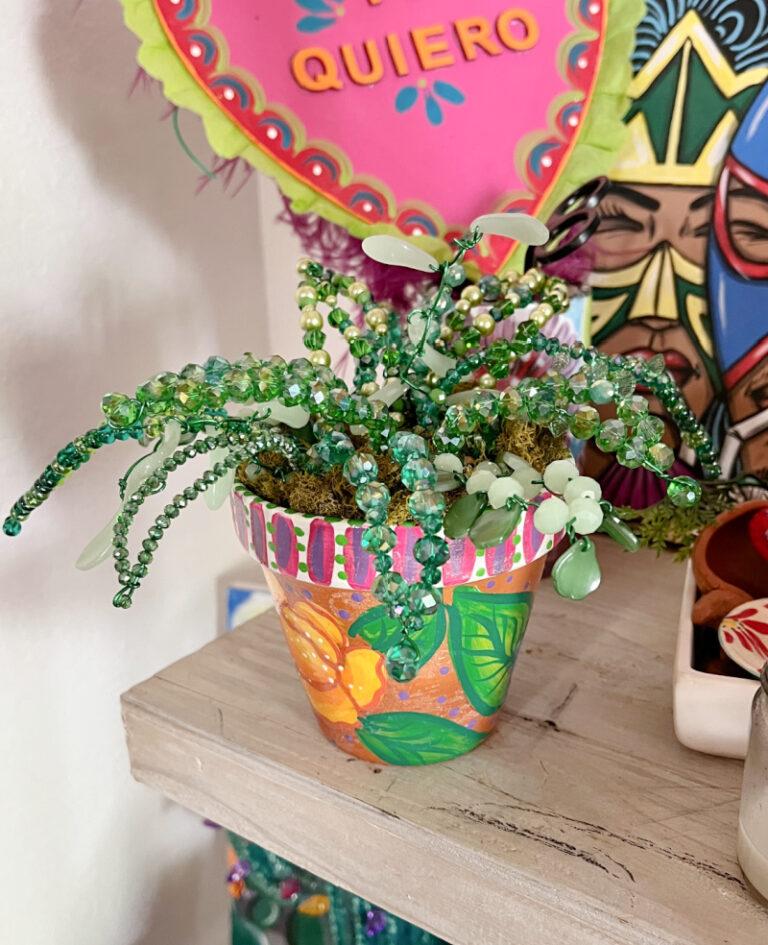 beaded plant