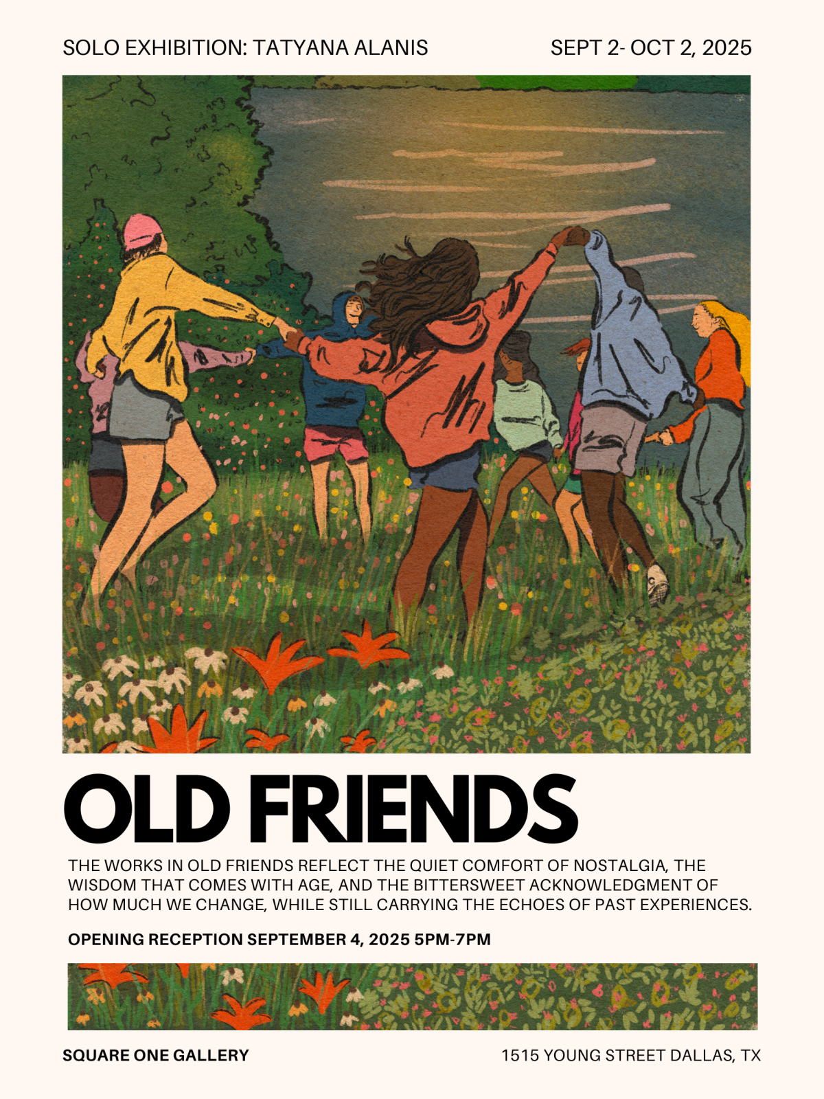 Old Friends opening reception September 4th 5 -7 pm