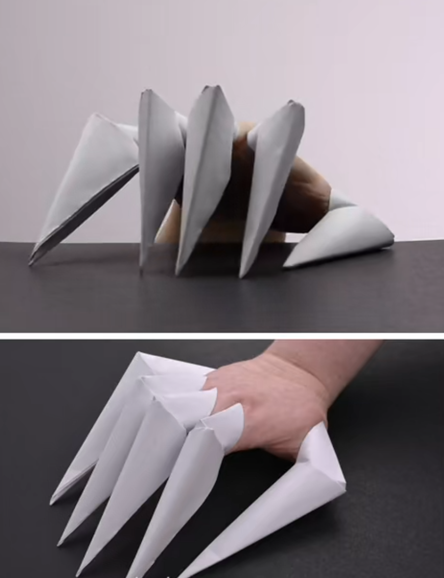 Origami Spooky Claws