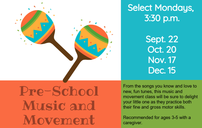 Flyer for Preschool Music and Movement