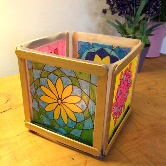 Diwali paper lantern craft