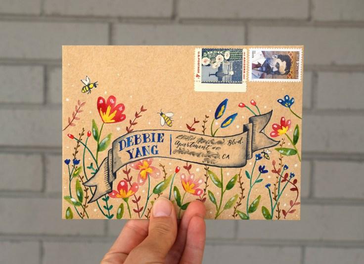 Example of mail art