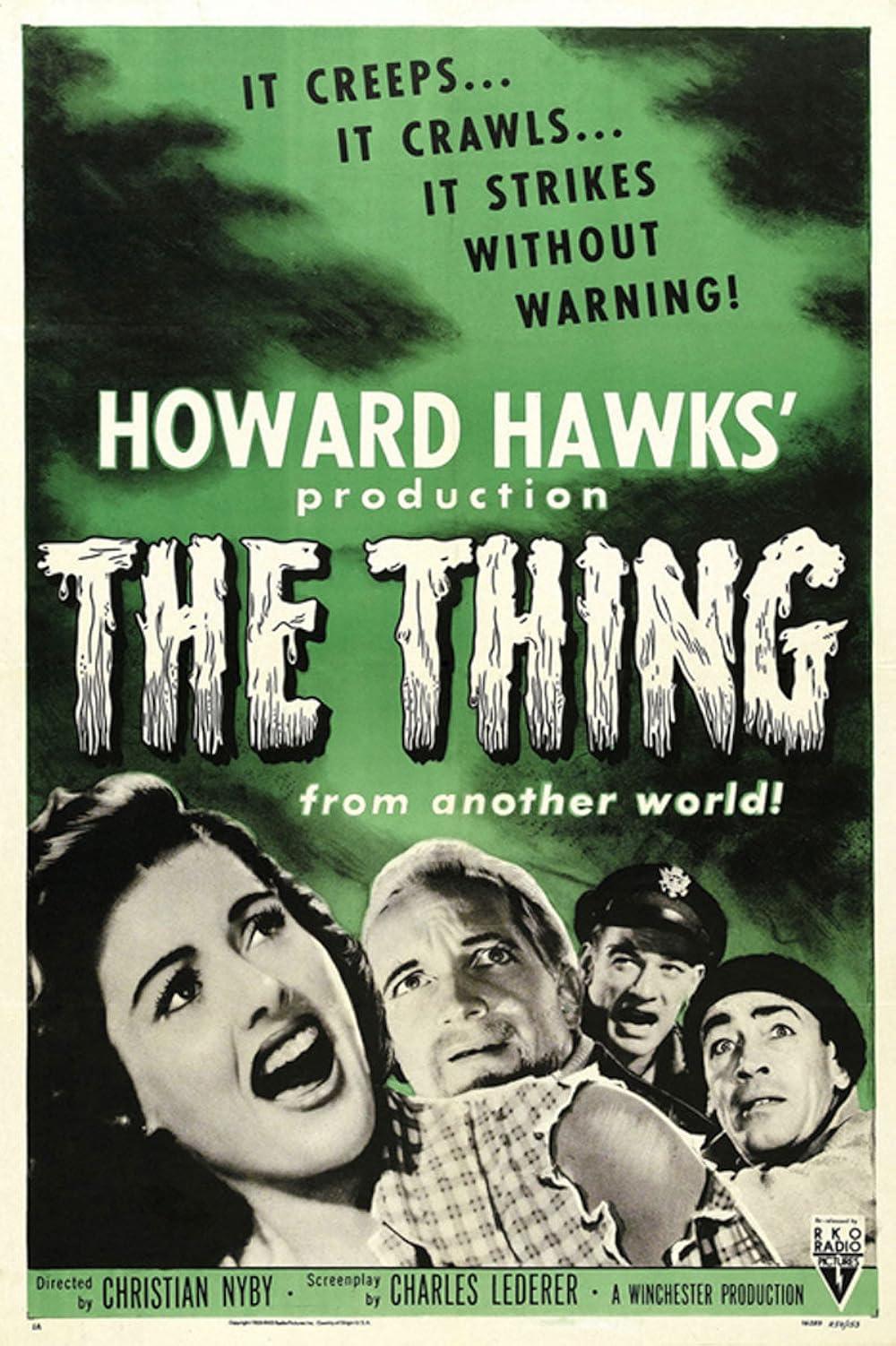 Howard Hawks' The Thing From Another World movie poster