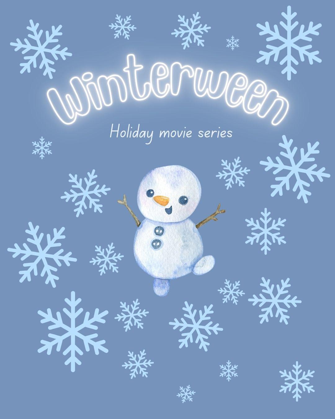 Winterween poster with snowman 