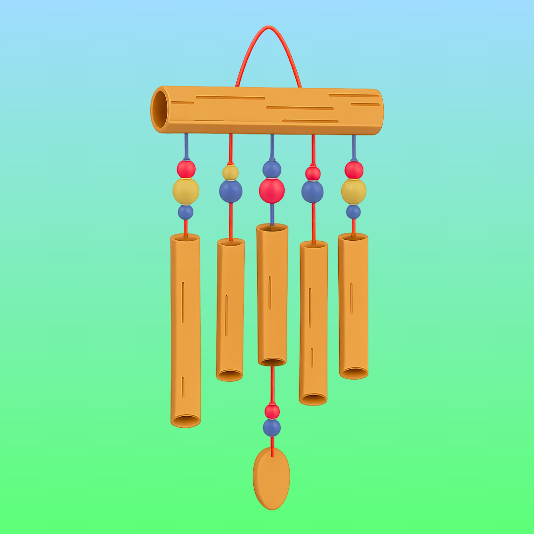 cartoon windchimes
