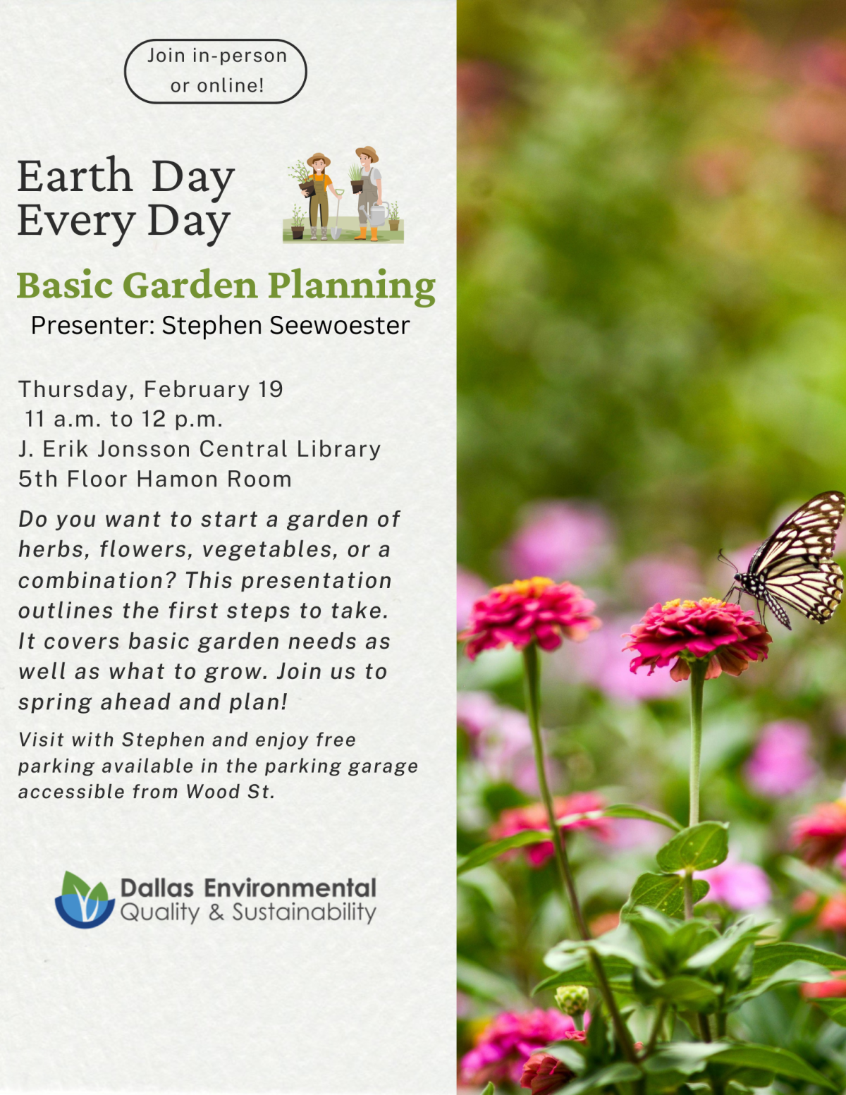 image of flowers with text