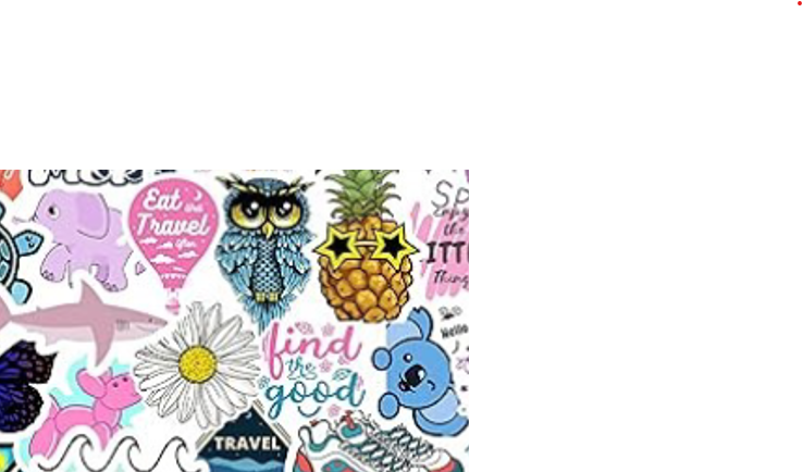 variety of colored stickers