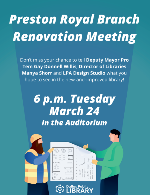 Preston Royal Branch Renovation Meeting