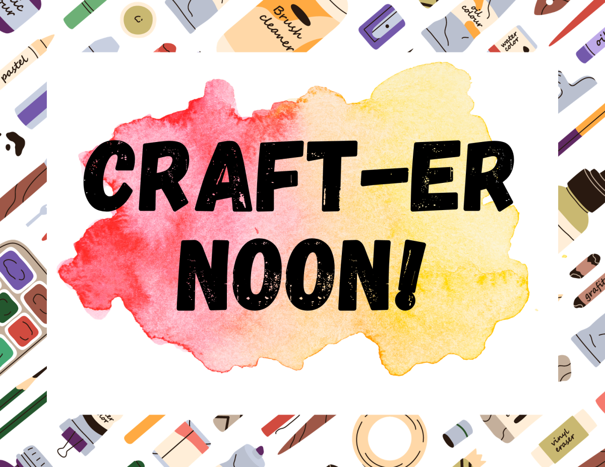 Craft-er Noon sign